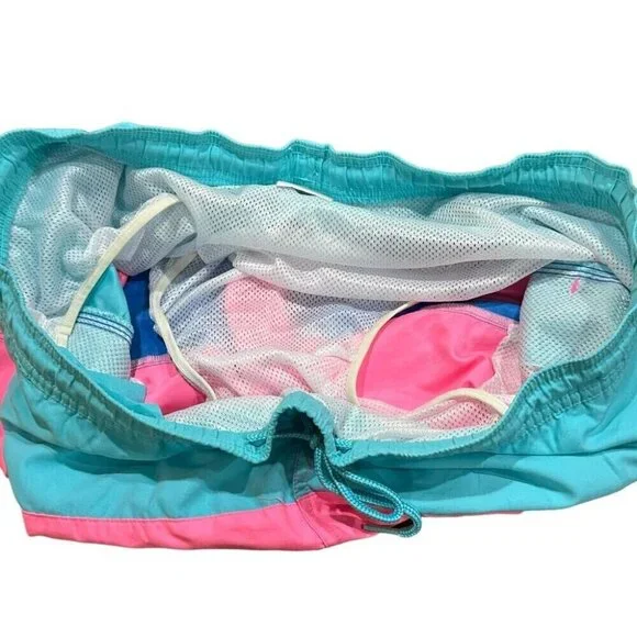 Vineyard Vines Color Block Bathing Suit Trunks Fully Lined‎ Swimsuit Size Large - Picture 5 of 6